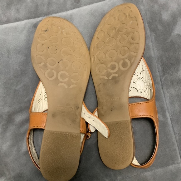 Leather Coach Thong Sandal - Picture 3 of 6